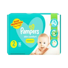 PAMPERS PANTS BABY DIAPERS NEWBORN 2 35PCS