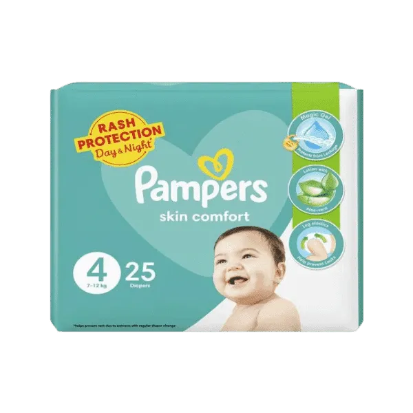 PAMPERS PANTS SKIN COMFORT 4 25 DIAPERS