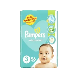 PAMPERS PANTS SKIN COMFORT SIZE 3 - 56 DIAPERS