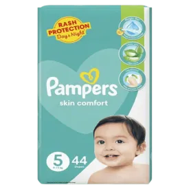 PAMPERS PANTS SKIN COMFORT SIZE 5 - 44 DIAPERS