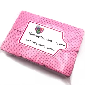 PINK LINT-FREE WIPES