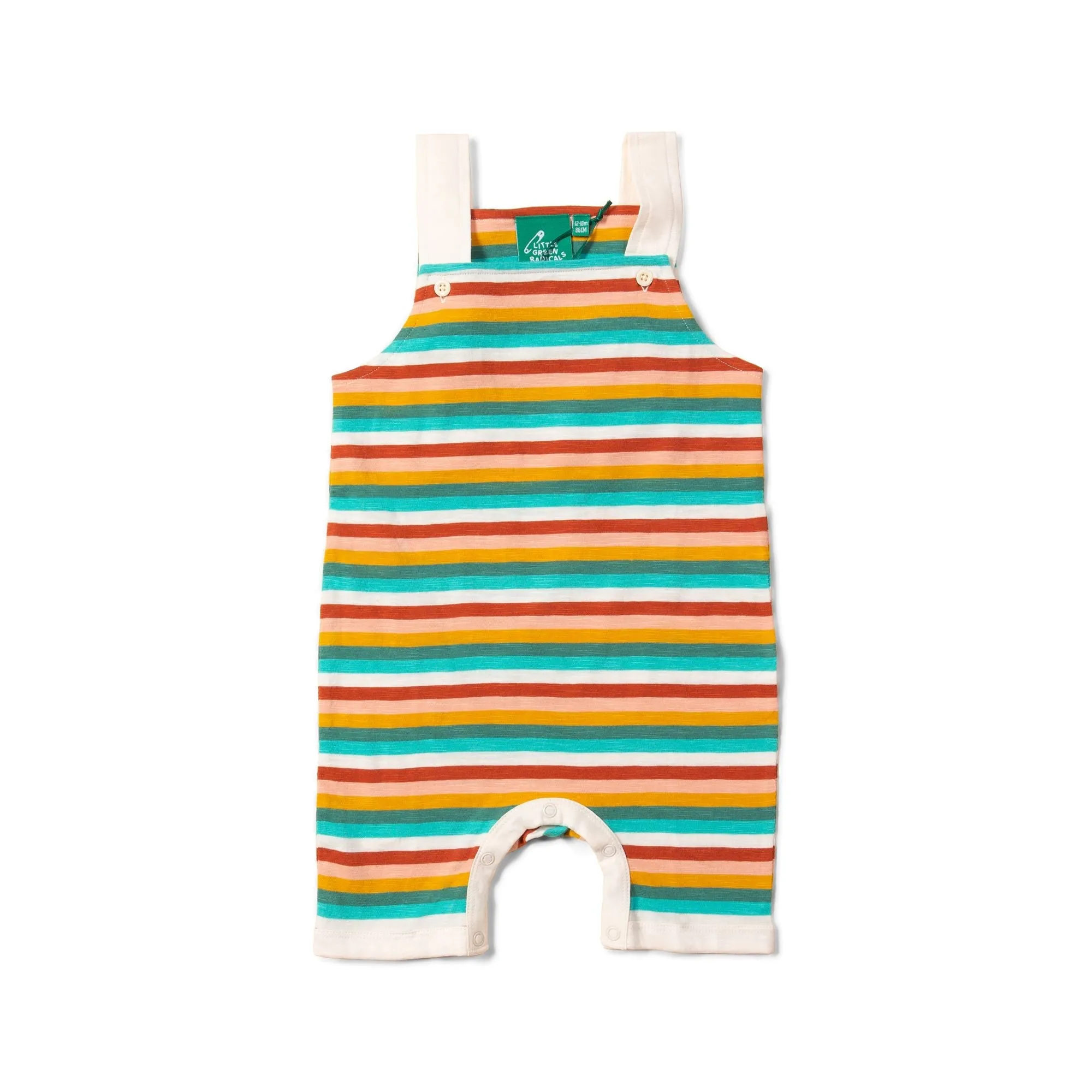 Rainbow Stripe Rainbow Storytime Summer Dungarees