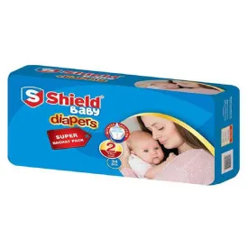 SHIELD BABY DIAPERS SUPER SMALL PACK 34PCS