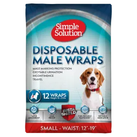 Simple Solution Disposable Male Dog Wraps