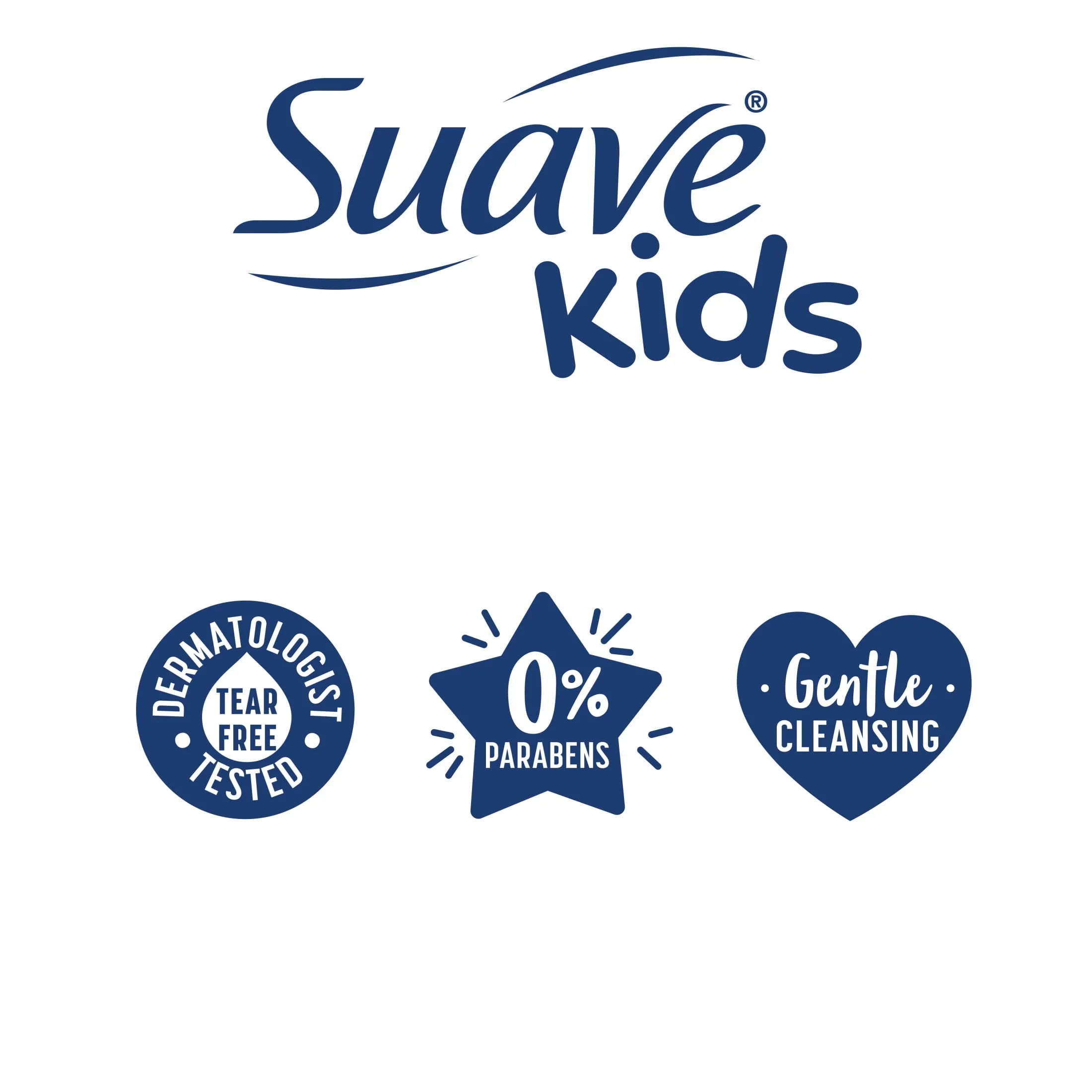 Suave Kids 3-in-1 Shampoo Conditioner Body Wash, Purely Fun, 28 oz Single