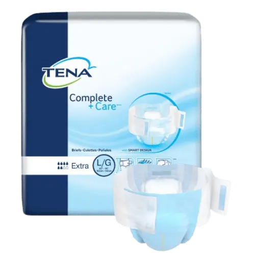 Tena Complete Plus Care Briefs, Diapers With Tabs 24/PK