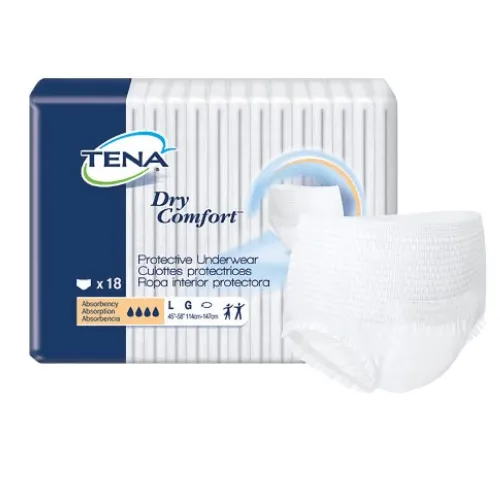 Tena Dry Comfort Underwear, Moderate Absorbent Pull Up Diapers