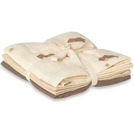 That's Mine Bees and Bears Bora Muslin Cloths 3 Pack