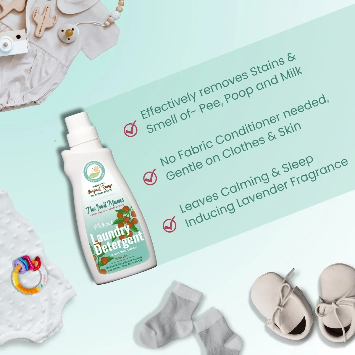 The Indi Mums Baby Diapering Combo |1X 500 ML & 1X 200 ML