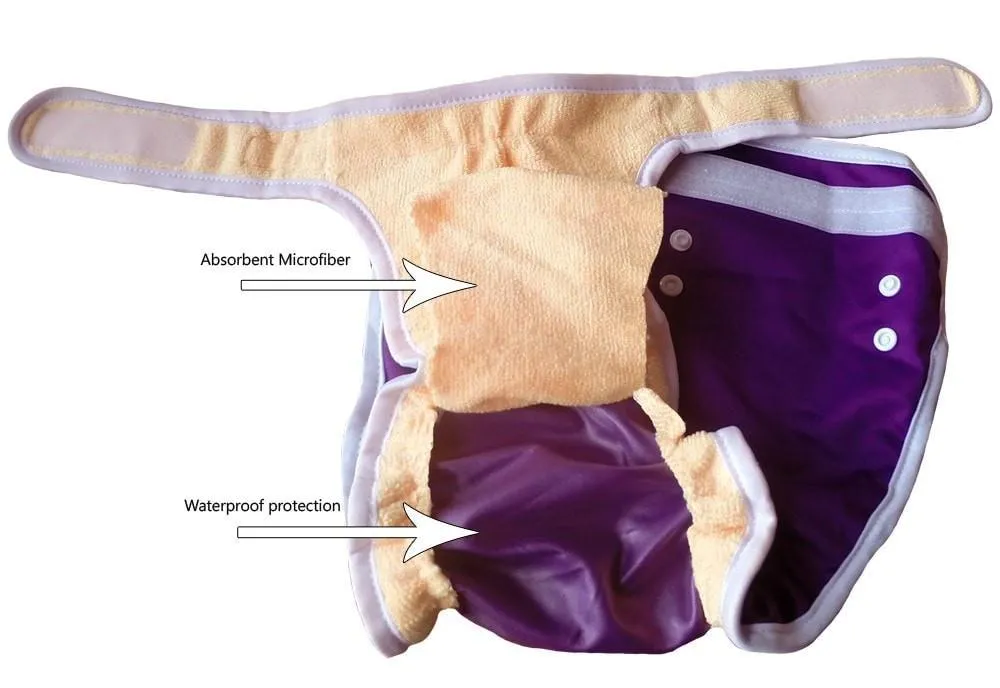 Washable Wonders™ Dog Amputee Diapers (Female) With Tail Hole