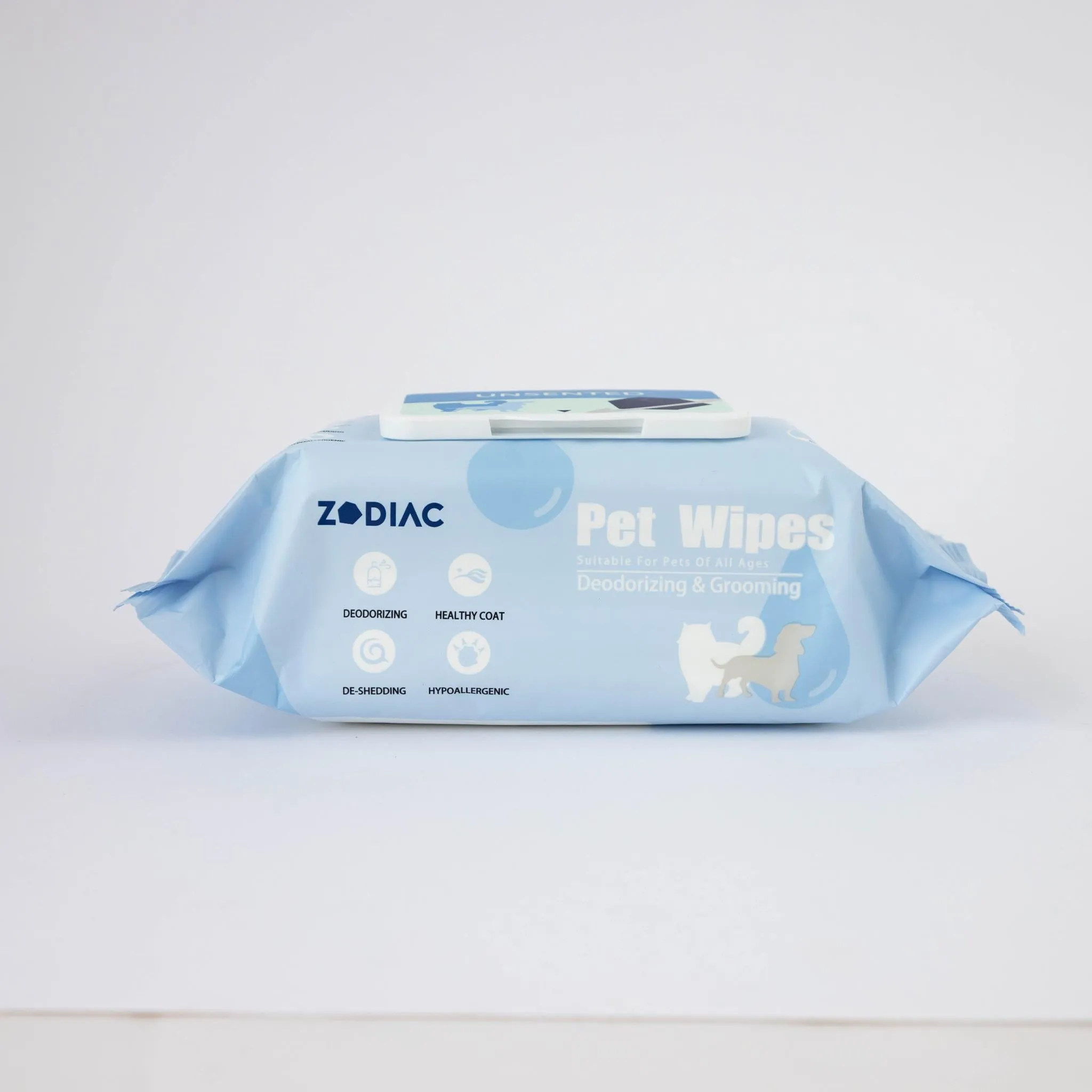 ZODIAC Pet Wipes Unscented 100 Pack